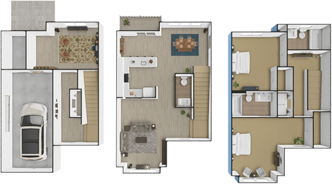 3 Storage Drive 2 Beds Apartment, Townhouse for Rent - Photo Gallery 7